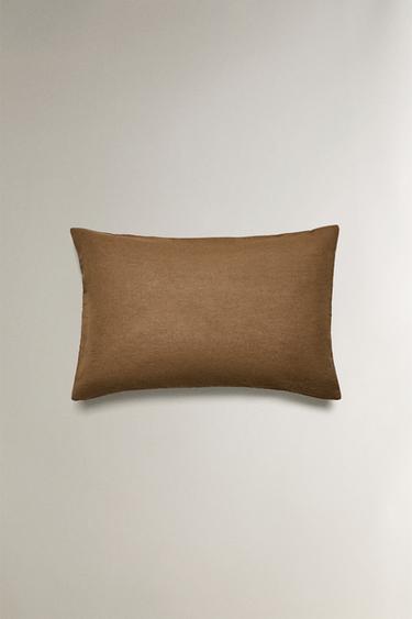HOUSSE DE COUSSIN BRODÉE - Beige clair de Zara - Image 2