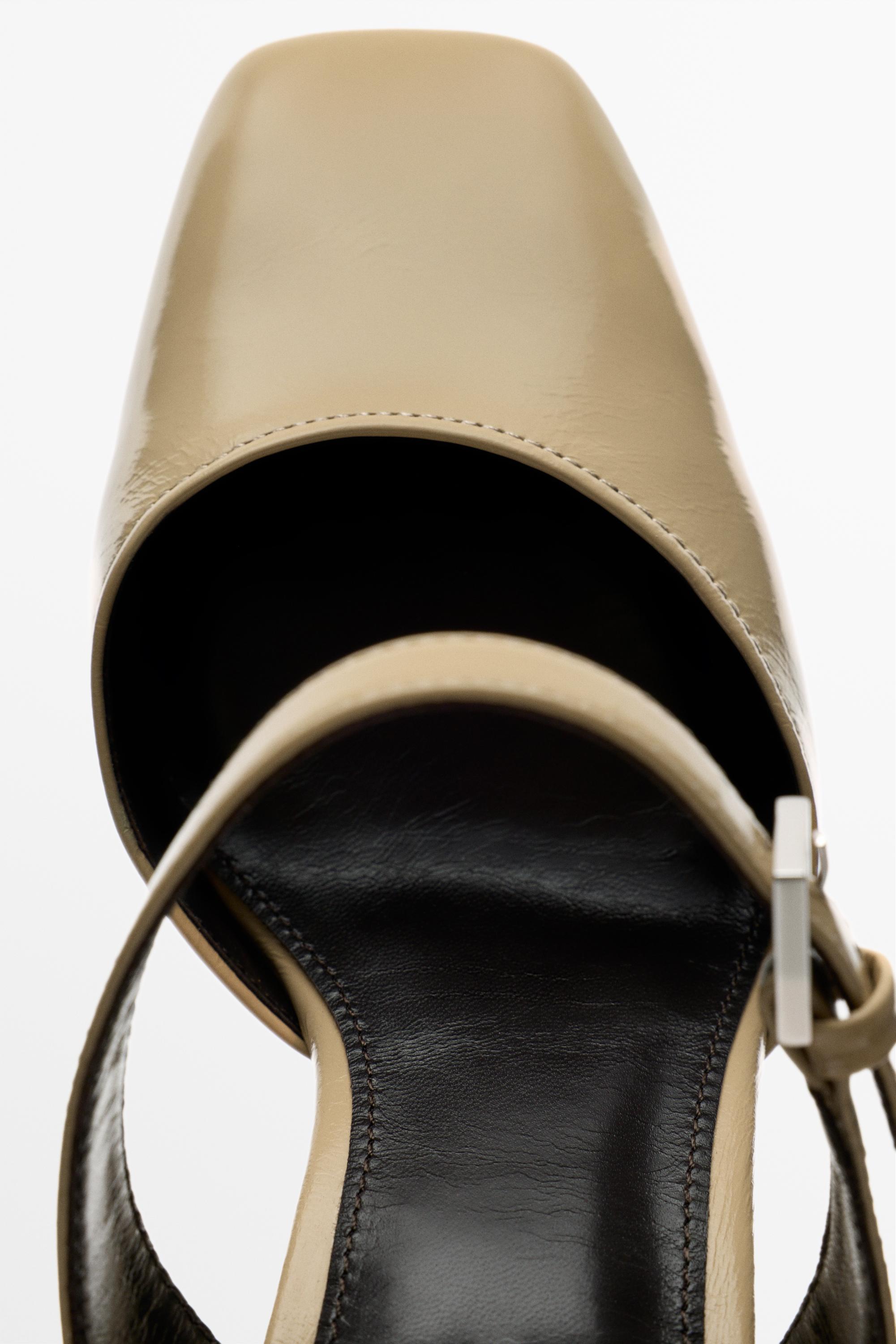 Slingback heel shoe