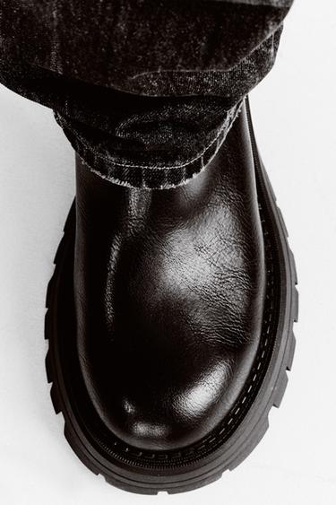 CHUNKY CHELSEA BOOTS - Black by Zara