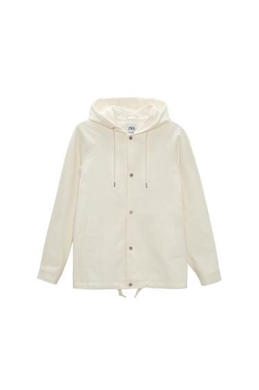 COTTON JACKET WITH HOOD