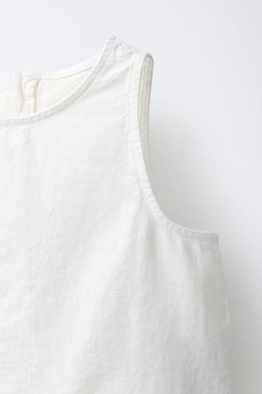 TOP BRODÉ - Blanc de Zara - Image 2