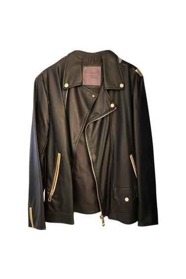 FAUX LEATHER JACKET  CRASH