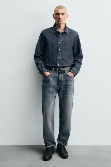 BOTA PIEL - Negro de Zara - Imagen 0