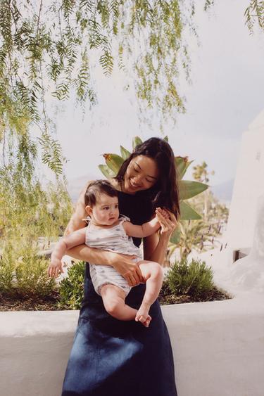 STRIPED AND FISH PRINT ROMPER - White by Zara