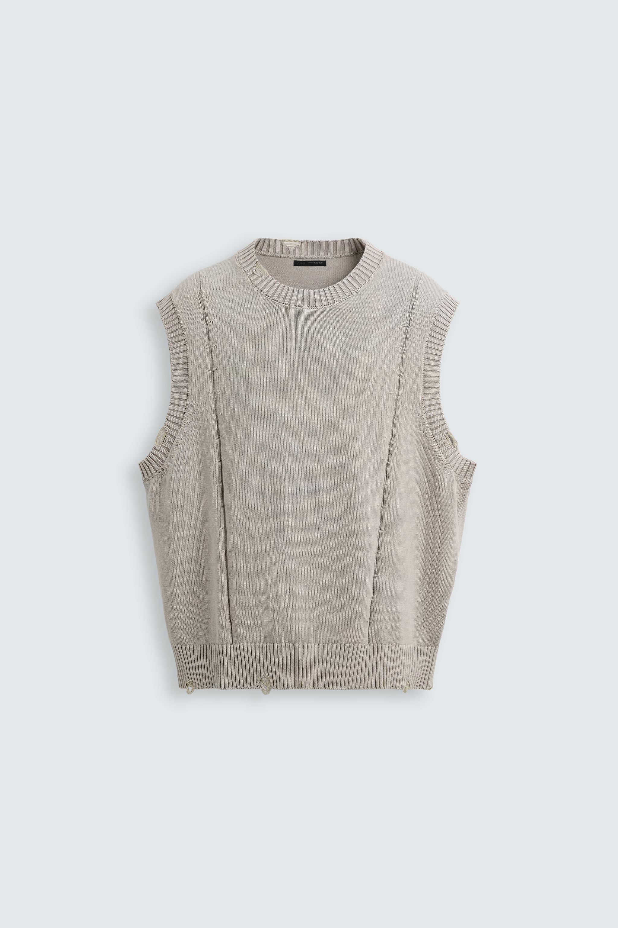 トップス moripon. Frill tailored vest / gray moripon Frill