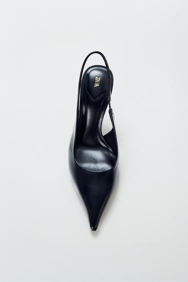 ZAPATO DESTALONADO TACÓN - Negro de Zara