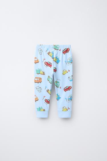 1 1/2-6 YEARS/ CAR PRINT PYJAMAS - Blue by Zara - Image 4