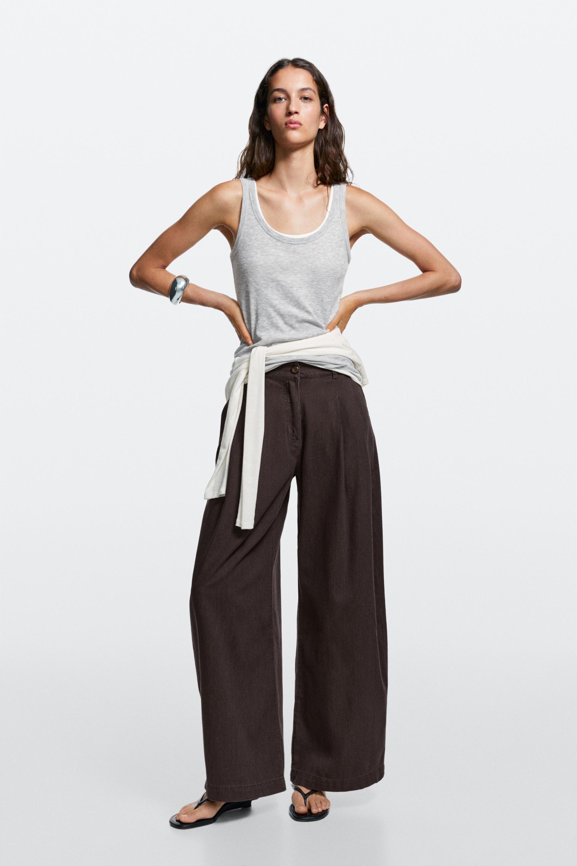 Jean barrel fit à pinces