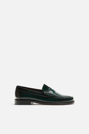 CASTELLANO 1920 ® X ZARA MEN'S LOAFERS - Green by Zara