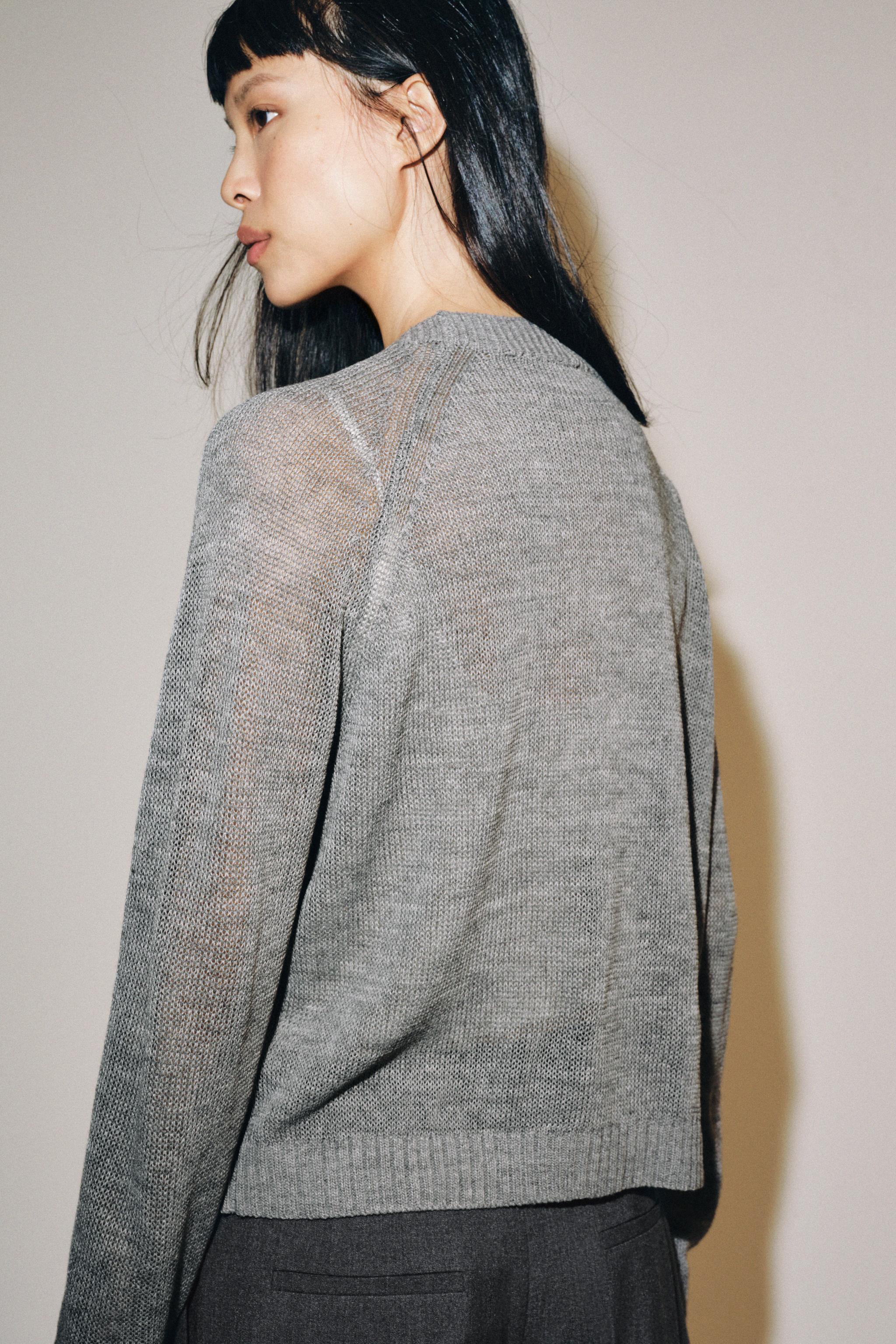 Женские кардиганы Zara WOOL-BLEND CARDIGAN — фото 3