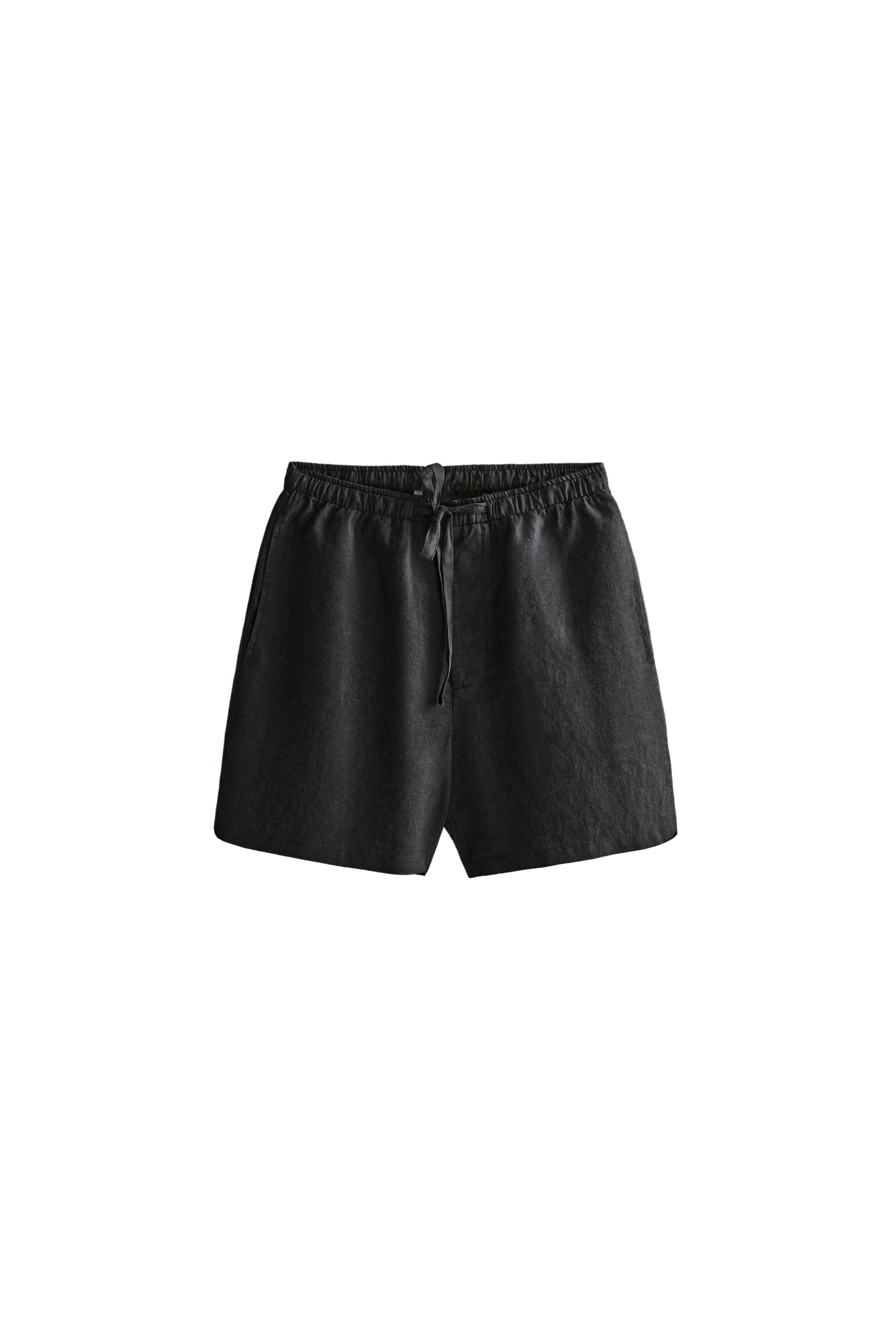 LINEN SHORTS - Mid-gray | ZARA United States