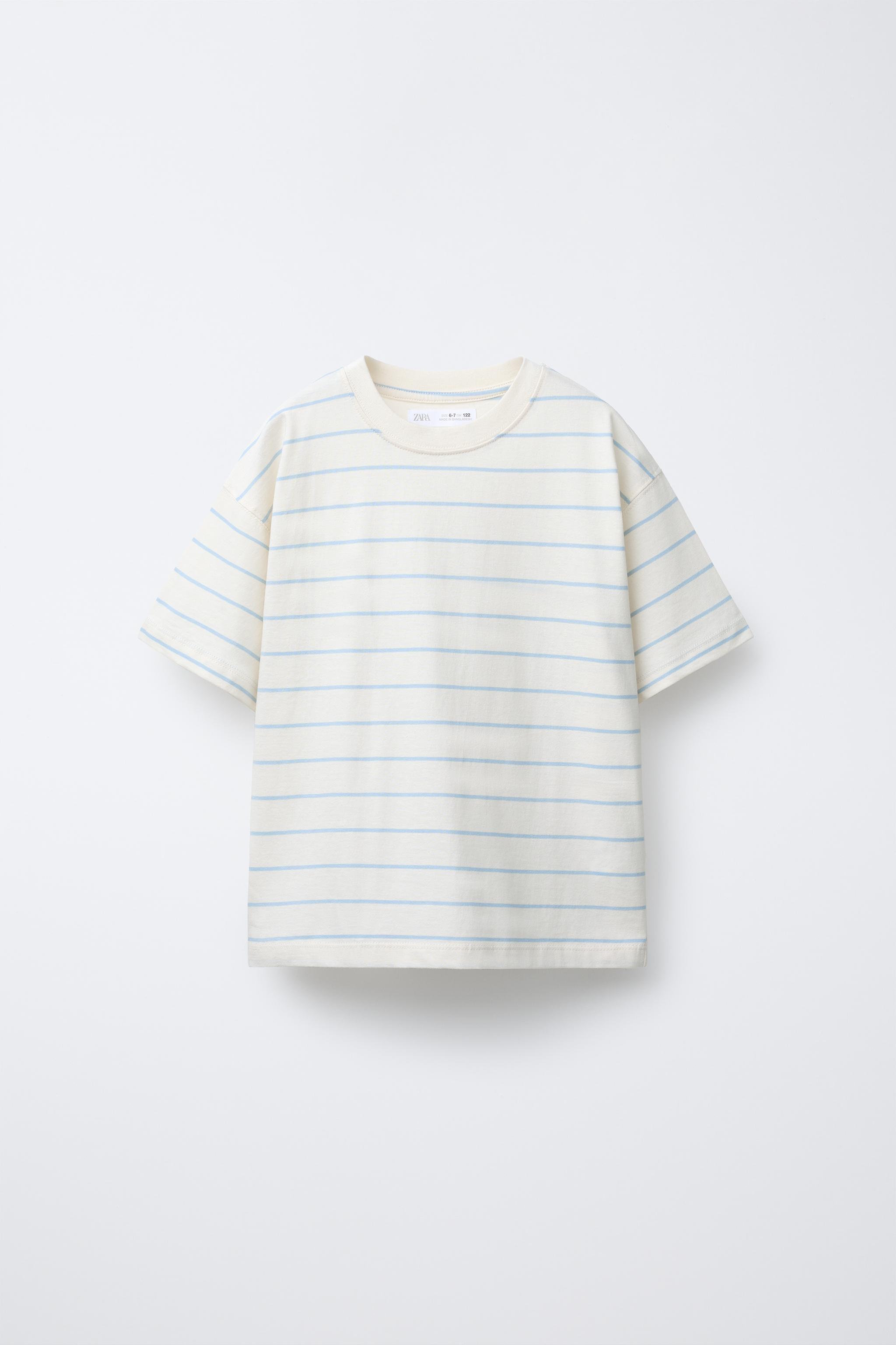 TWO-PACK OF PLAIN AND STRIPED T-SHIRTS