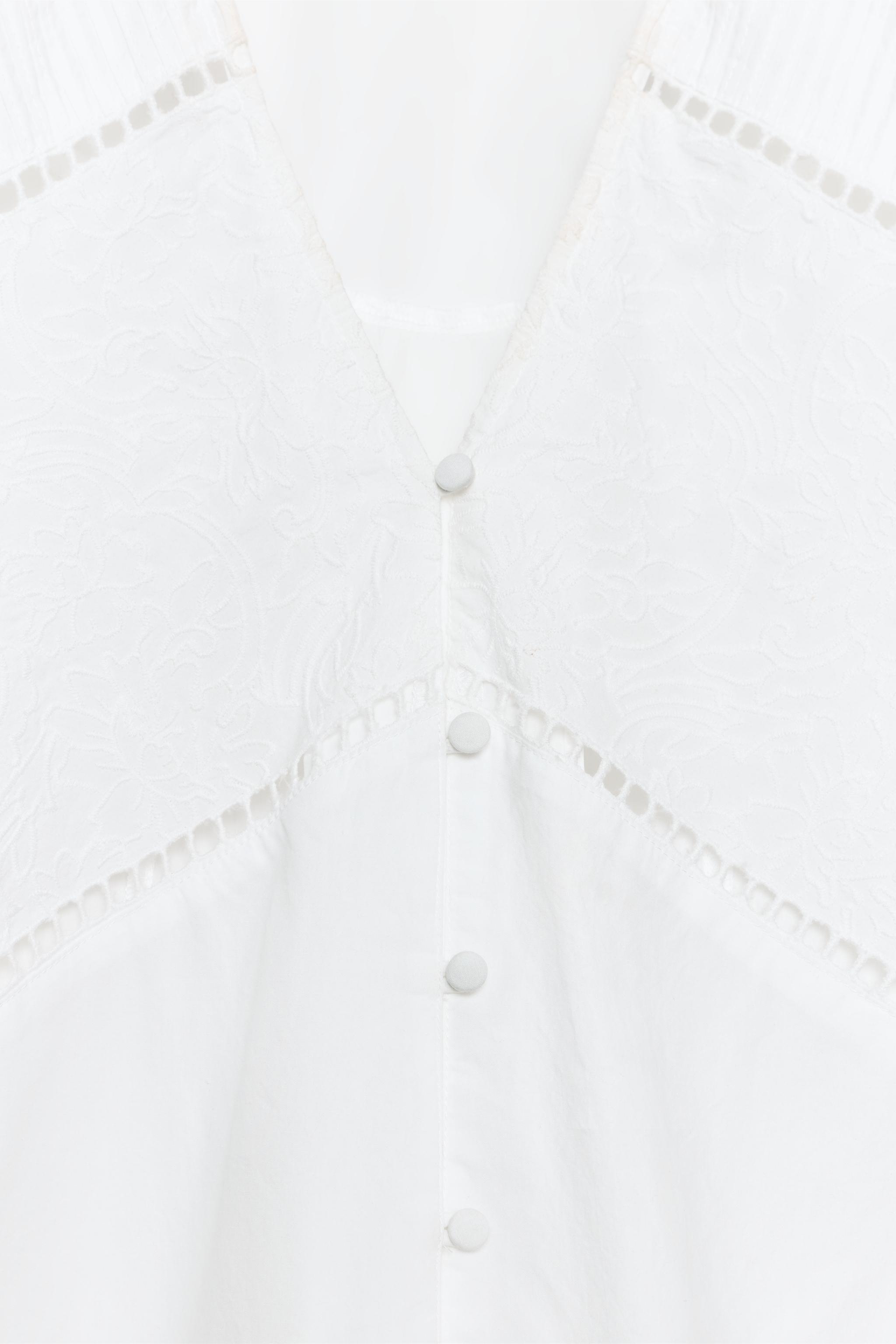 EMBROIDERED POPLIN SHIRT