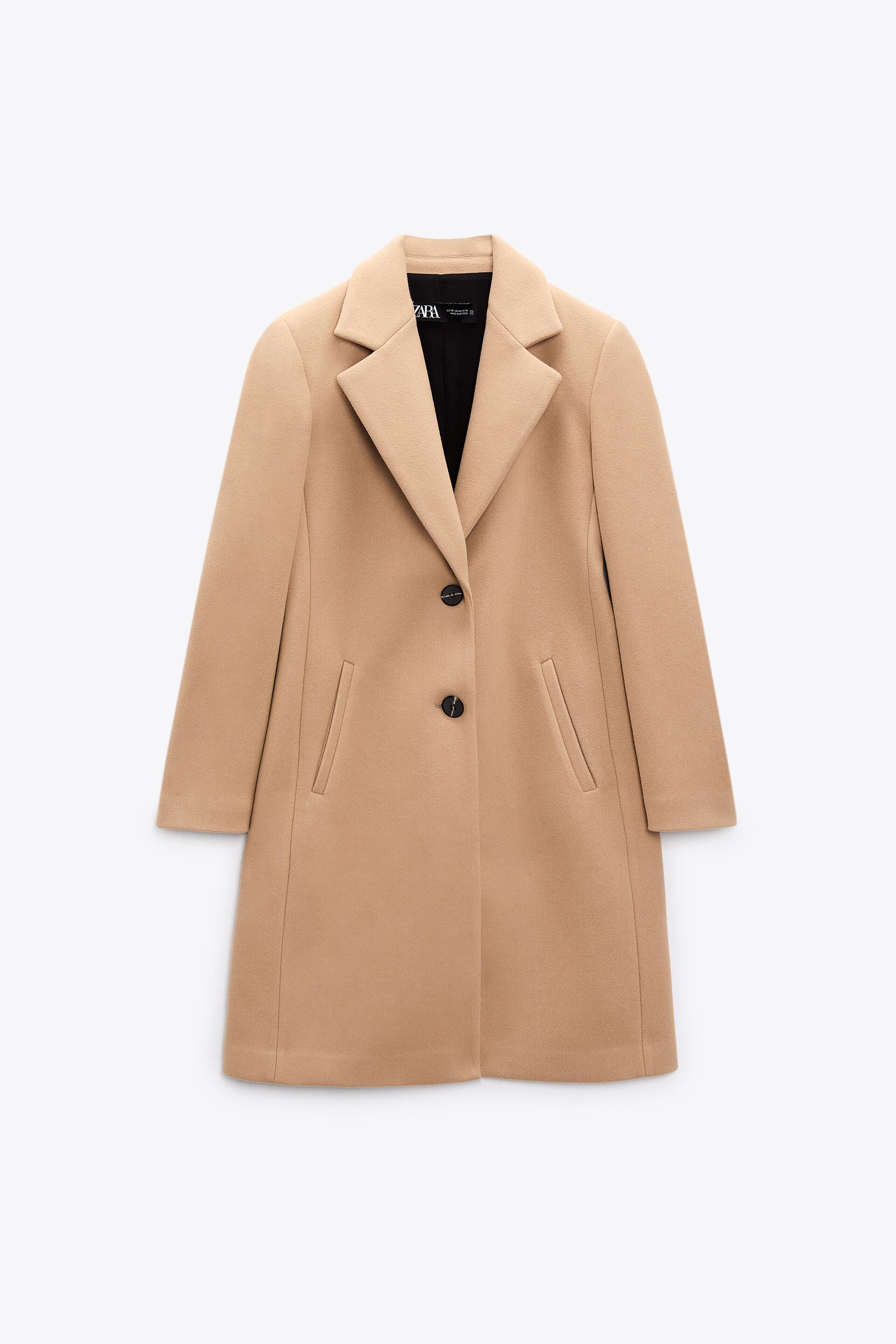 FITTED SOFT COAT - taupe brown | ZARA United States