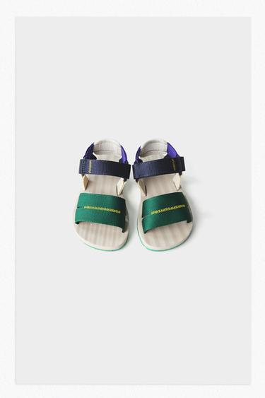 COLOUR TECHNICAL SANDALS - Green by Zara