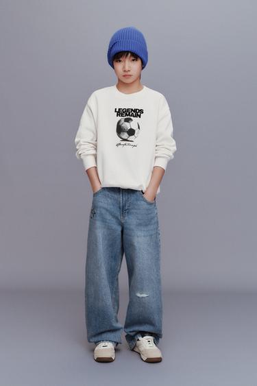 Zara 足球運動衫 - 裸色