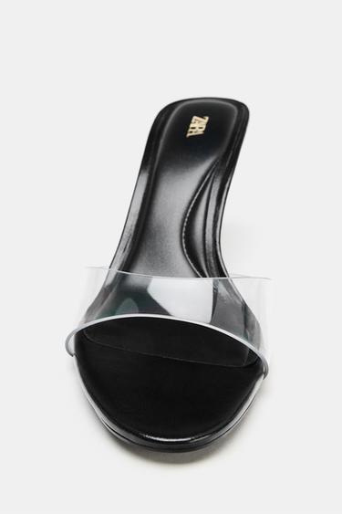 VINYL HIGH-HEEL SANDALS - Transparent by Zara - Image 4