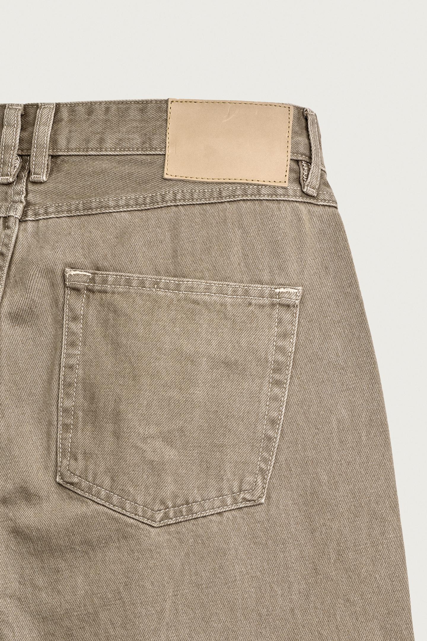 Мужские джинсы Zara Regular Fit, цвет: Хаки — фото 10