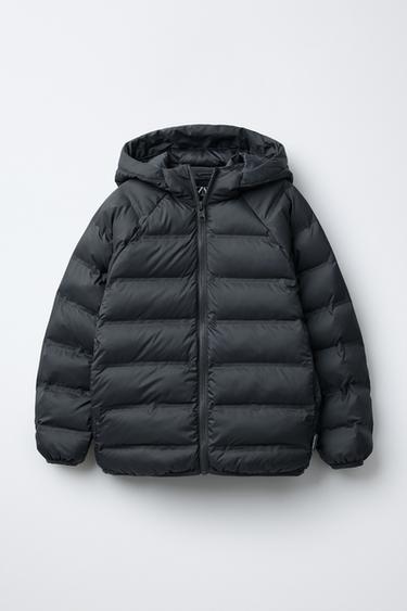 Zara ULTRALIGHT HOODED JACKET - Anthracite grey - Image 0
