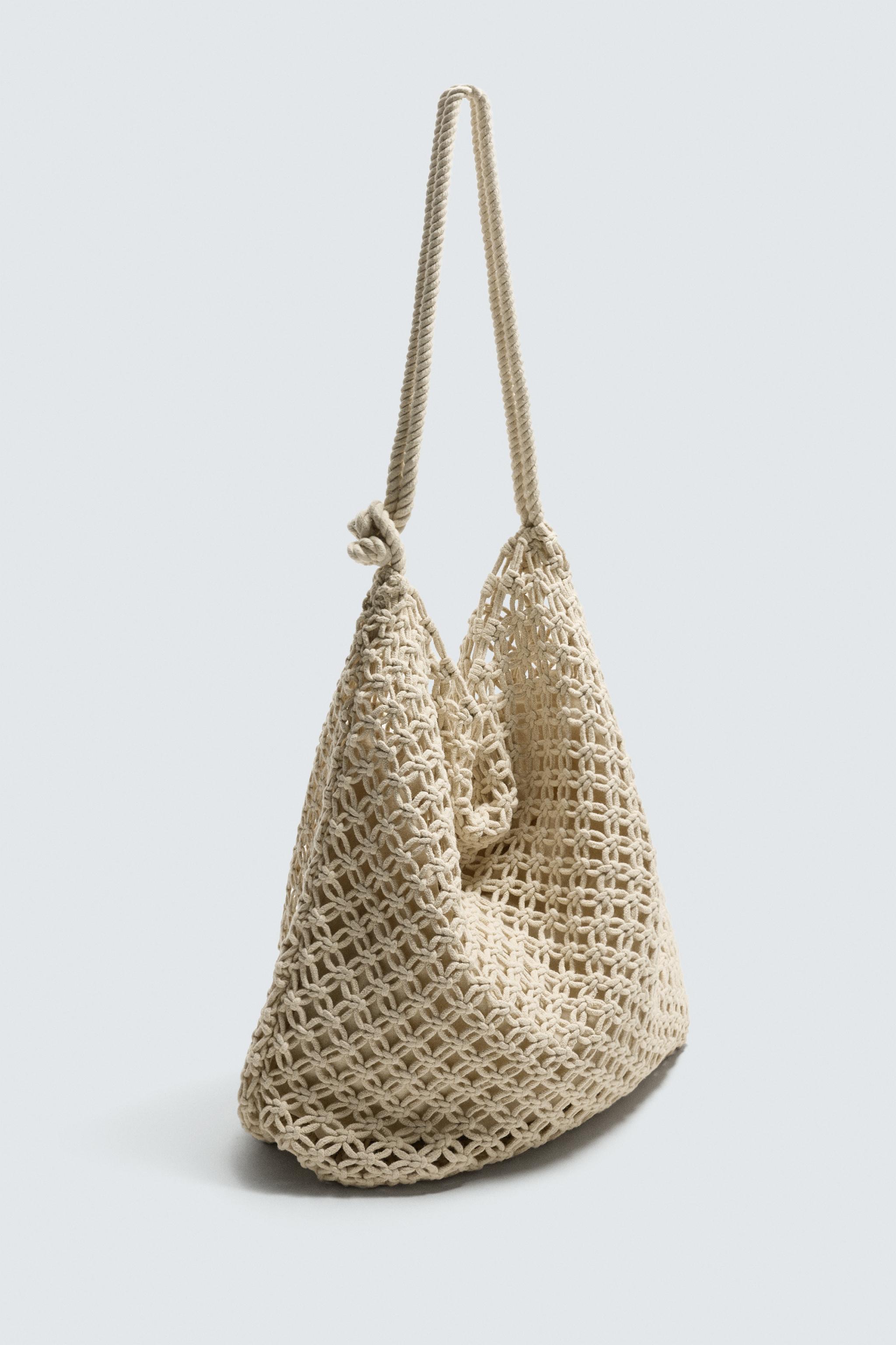 SAC PORTÉ ÉPAULE MACRAMÉ