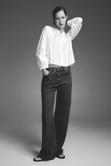 CAMISA ENTREDÓS ZW COLLECTION - Crudo de Zara
