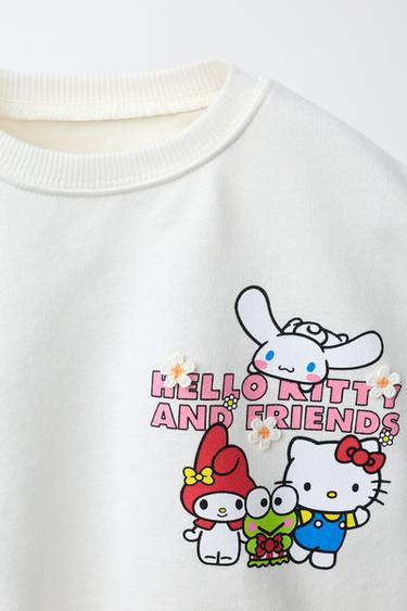 MARKET HELLO KITTY AND FRIENDS © SANRIO SWEATSHIRT - White by Zara - Image 2