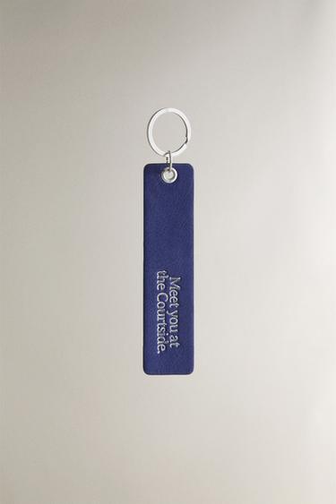 PORTA-CHAVES PELE TÉNIS - Azul da Zara