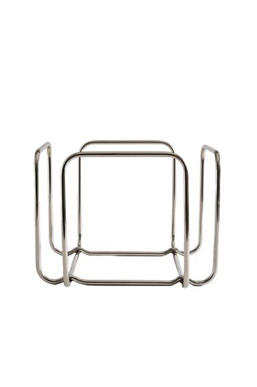 ΘΗΚΕΣ ΟΡΓΑΝΩΣΗΣ ΒΙΝΥΛΙΩΝ ΑΠΟ ΑΝΟΞΕΙΔΩΤΟ ΧΑΛΥΒΑ - Ασημί του Zara