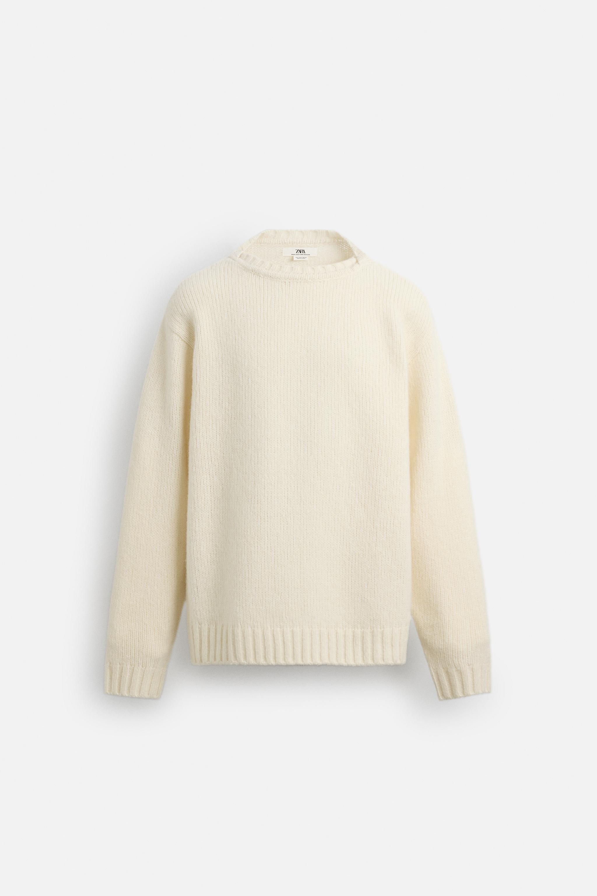 LIMITED EDITION TEXTURED SWEATER - Ecru | ZARA United States