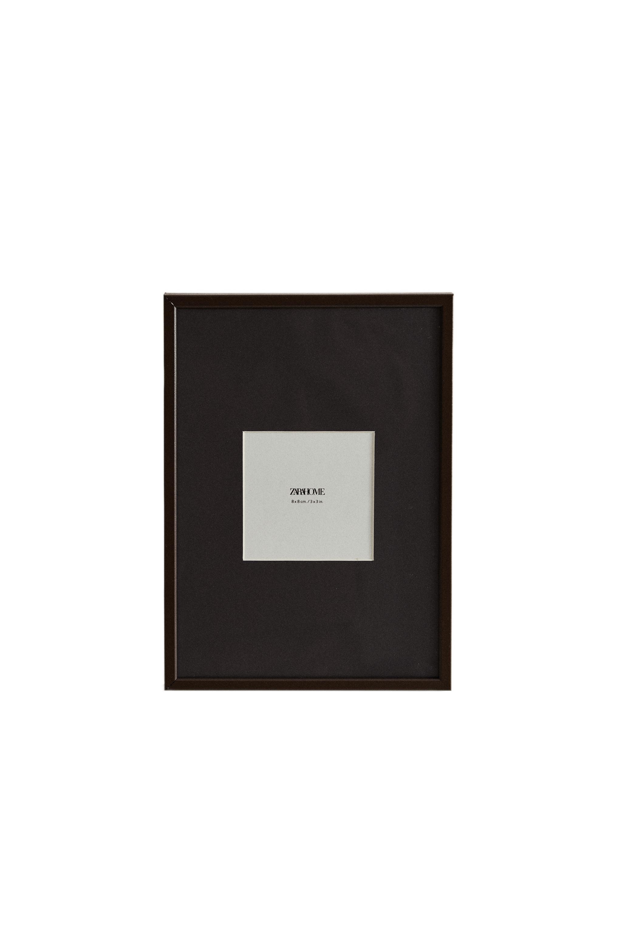 COLORED METAL EDGE PICTURE FRAME - Brown | ZARA United States