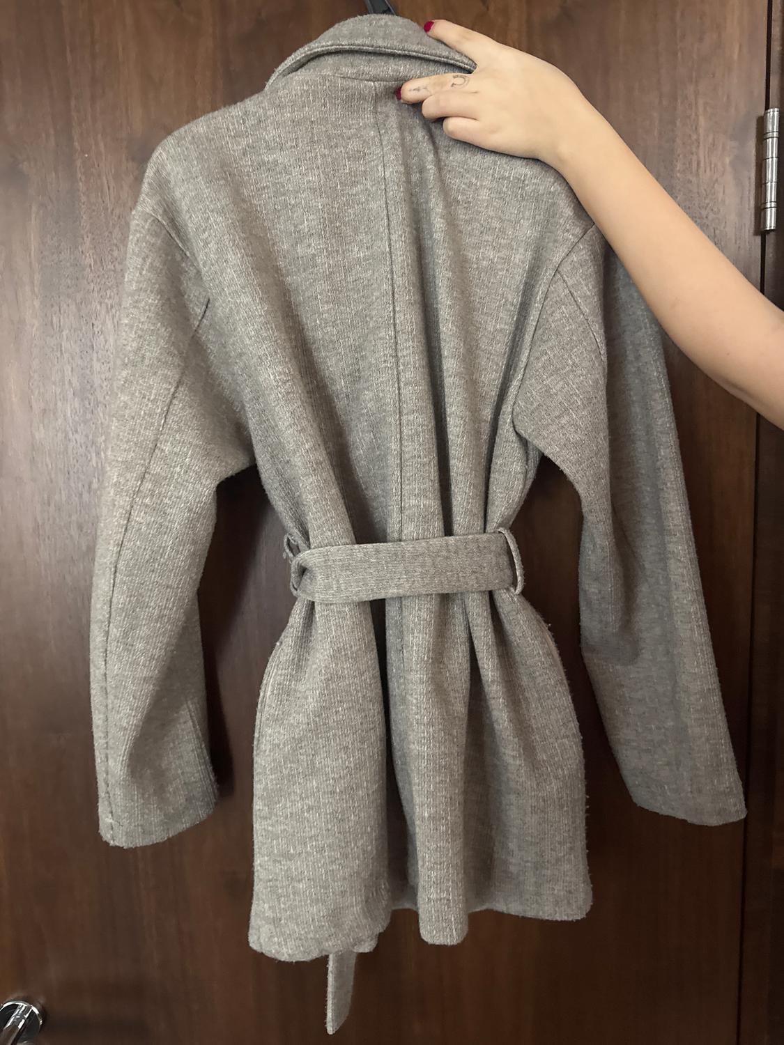 SOFT COAT WITH BELT - Image 2