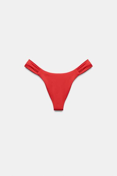 BRAGUITA BIKINI LISA - Naranja oscuro de Zara