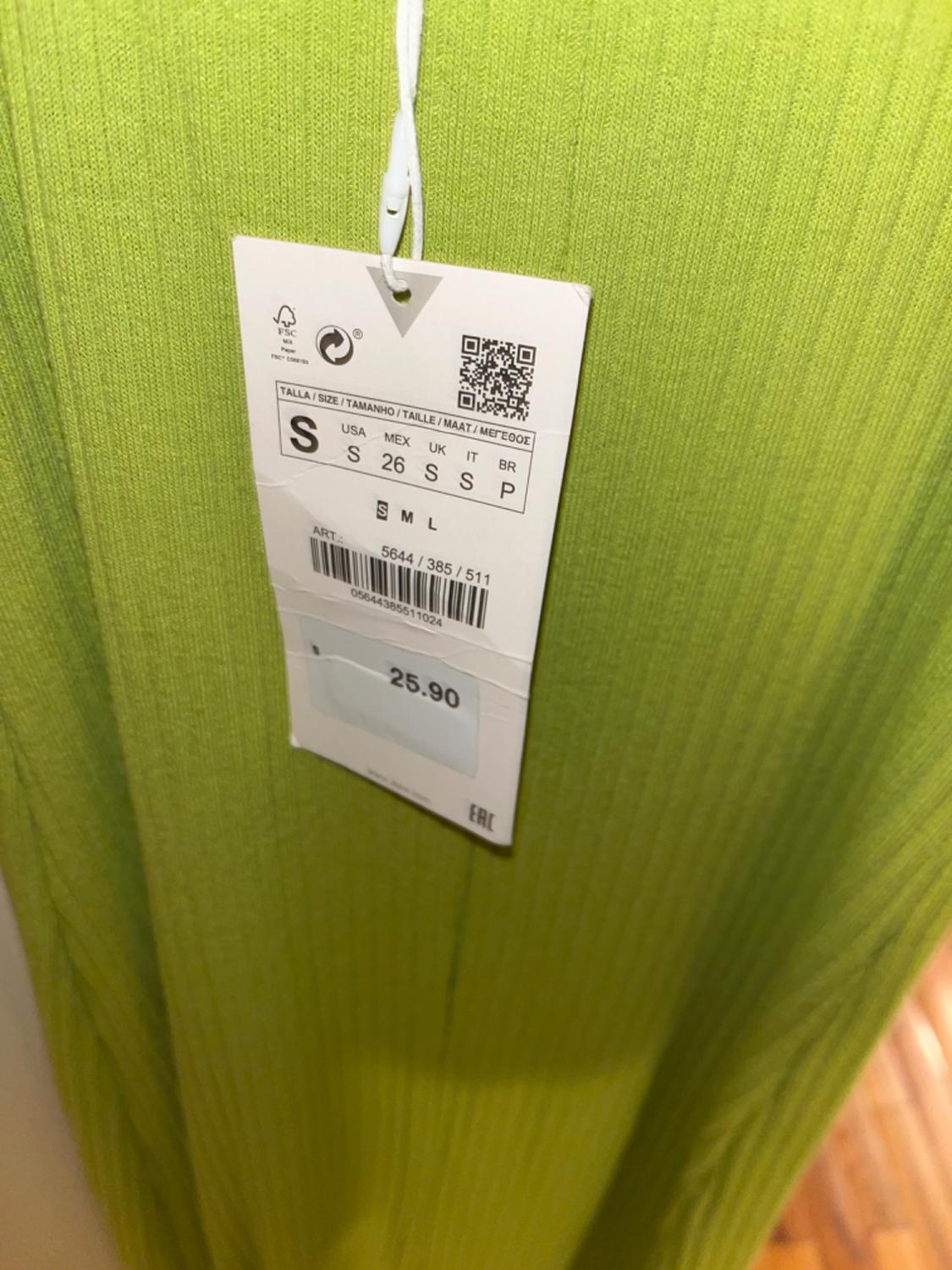 TEXTURED RUFFLE DRESS - Image 3