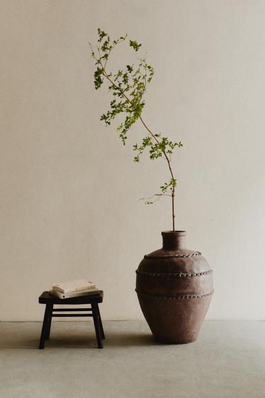 Zara LARGE TERRACOTTA PITCHER - Khaki