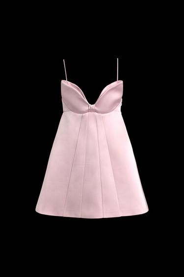 Zara MINI BOW DRESS HARRY LAMBERT FOR ZARA X DISNEY - Pink / Mauve