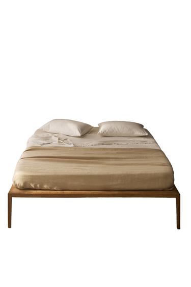 STRUTTURA LETTO IN LEGNO - Beige chiaro di Zara
