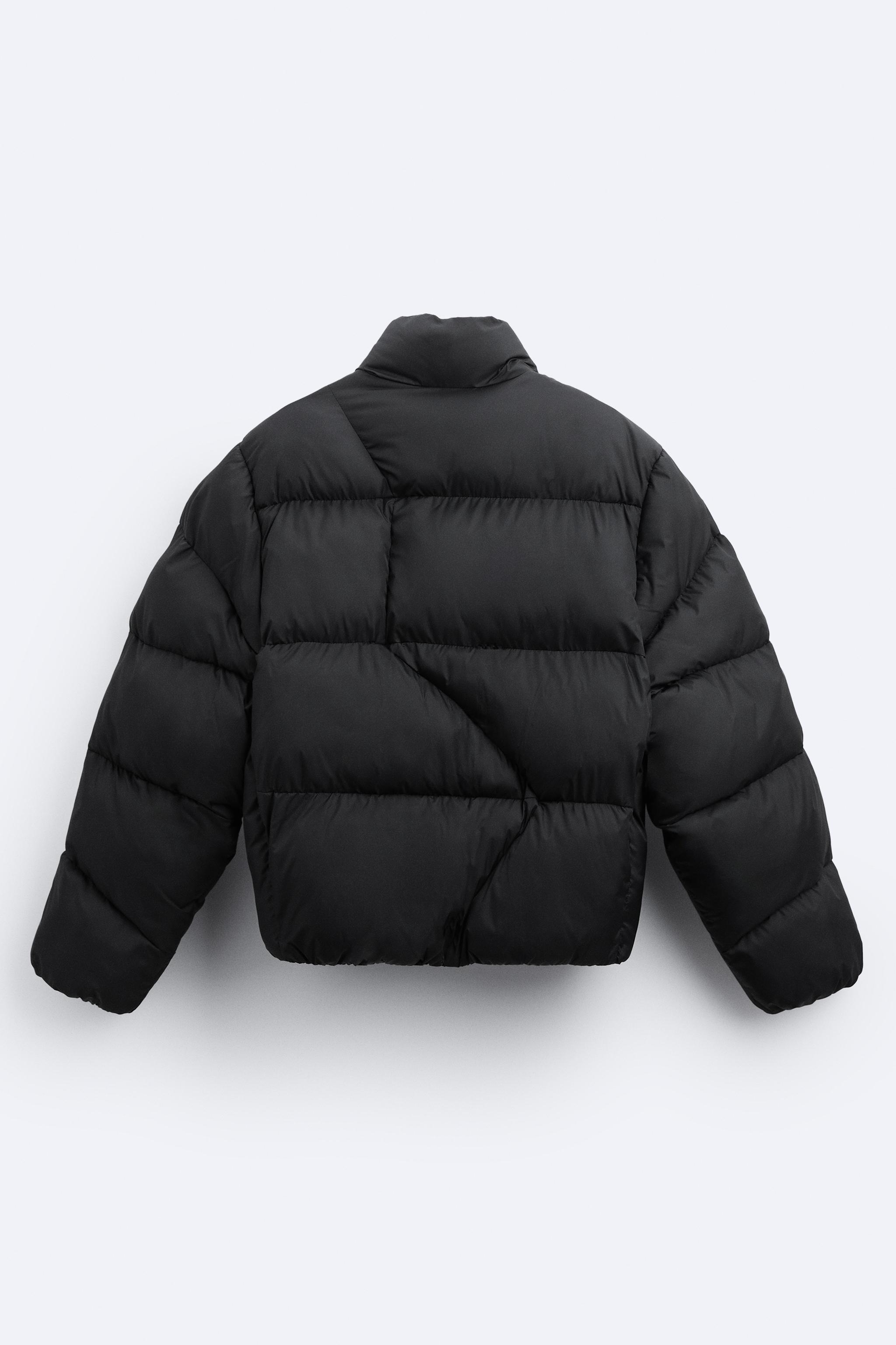 Puffer jacket mens zara best sale