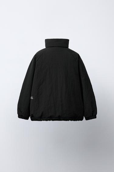 BLOUSON À CAPUCHE CACHÉE DÉPERLANT UEFA CHAMPIONS LEAGUE ® - Noir de Zara - Image 3
