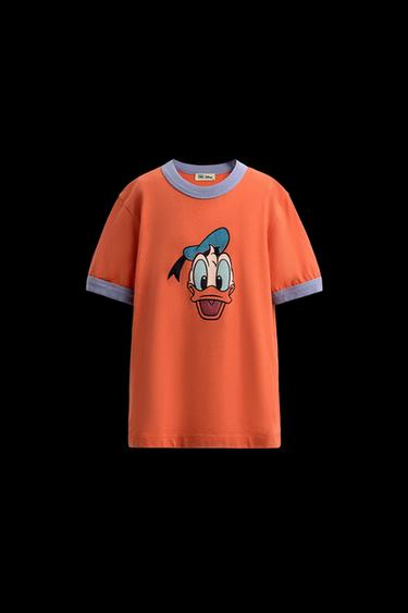 Zara 7-14 YEARS/ DONALD DUCK HARRY LAMBERT FOR ZARA X DISNEY T-SHIRT - Red - Image 0
