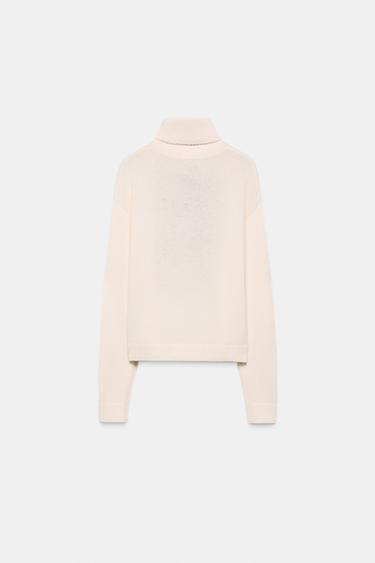 PULL 90% LAINE COLLECTION SKI - Écru de Zara - Image 6