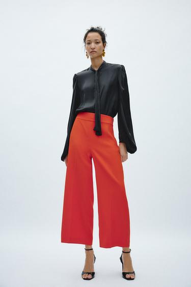 ZW COLLECTION CULOTTES - Orange by Zara - Image 0