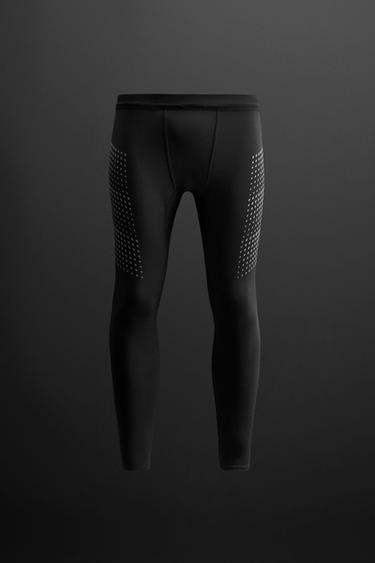 LEGGINGS COMPRESSIVAS DE TREINO - Preto da Zara