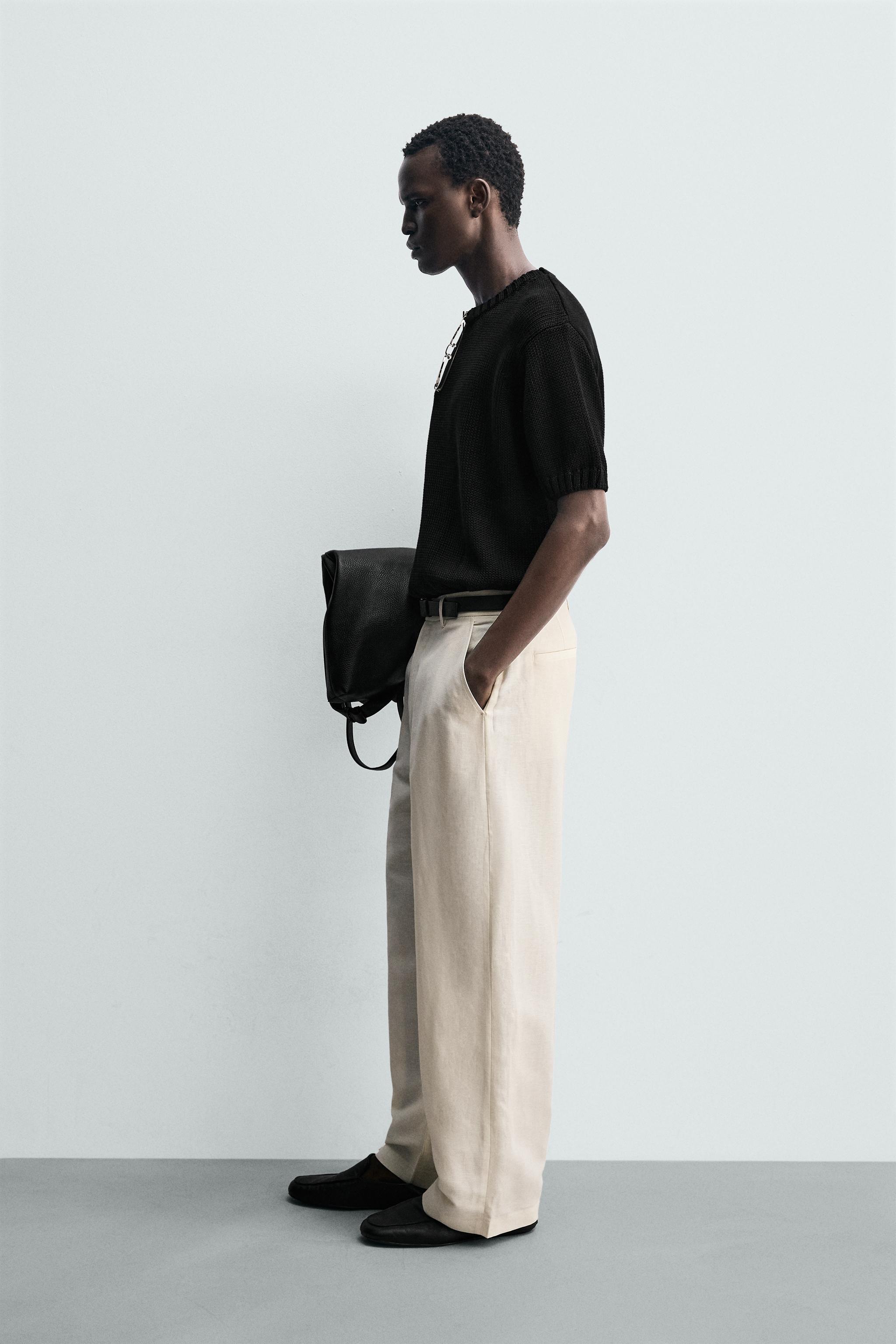RELAXED FIT KNIT T-SHIRT
