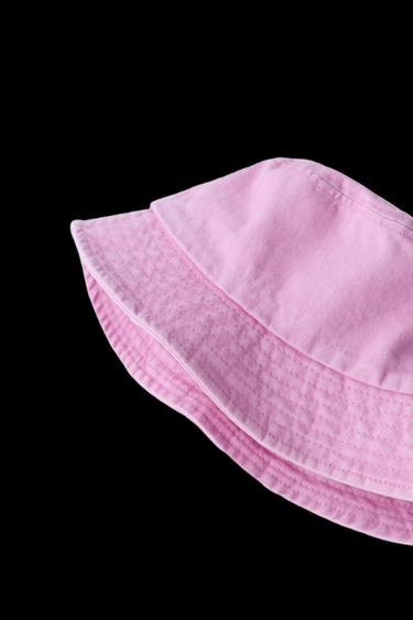 BUCKET-HUT MIT NÄHTEN - Rosa von Zara