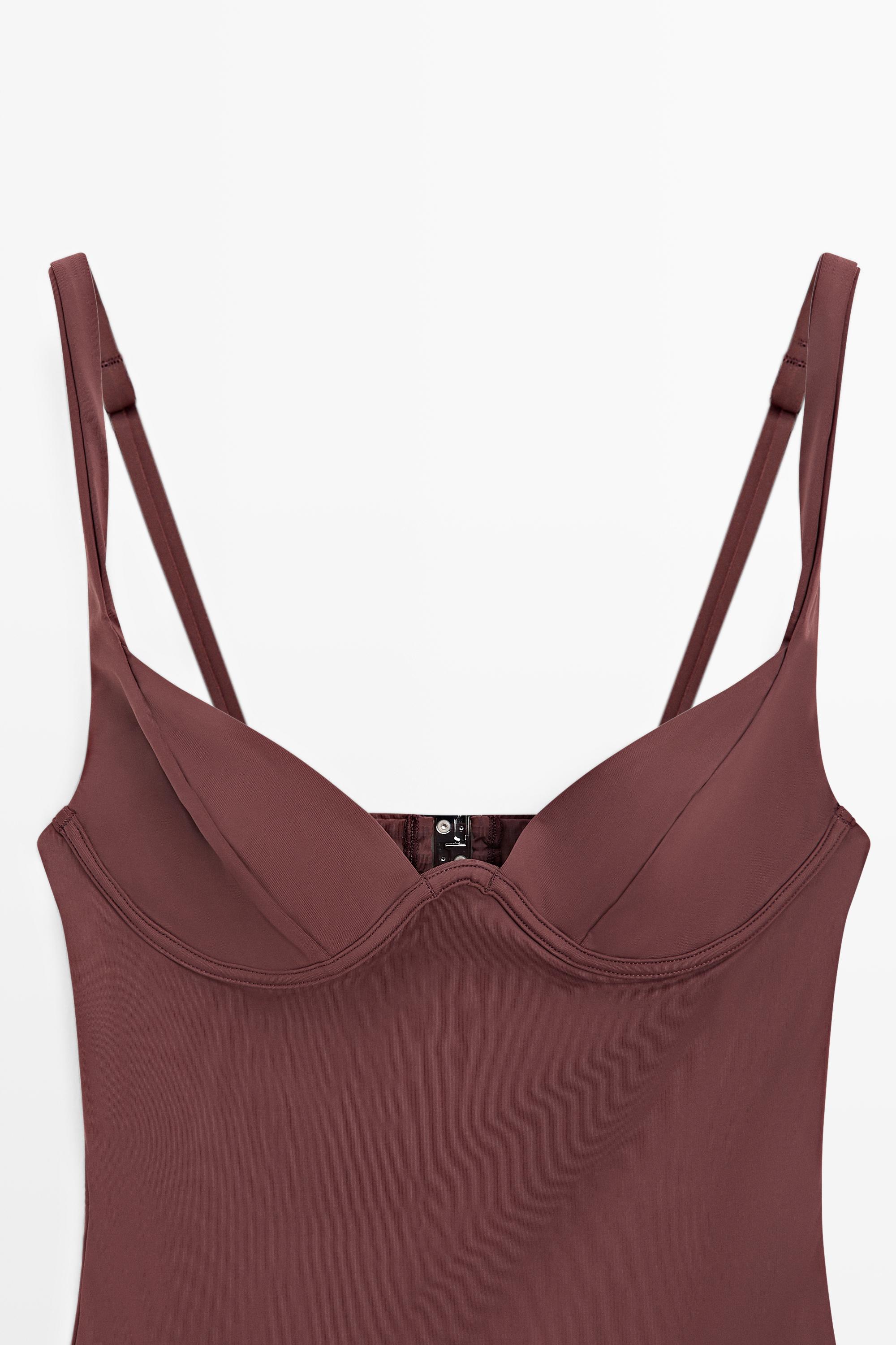 Maillot de bain à armatures et bretelles larges