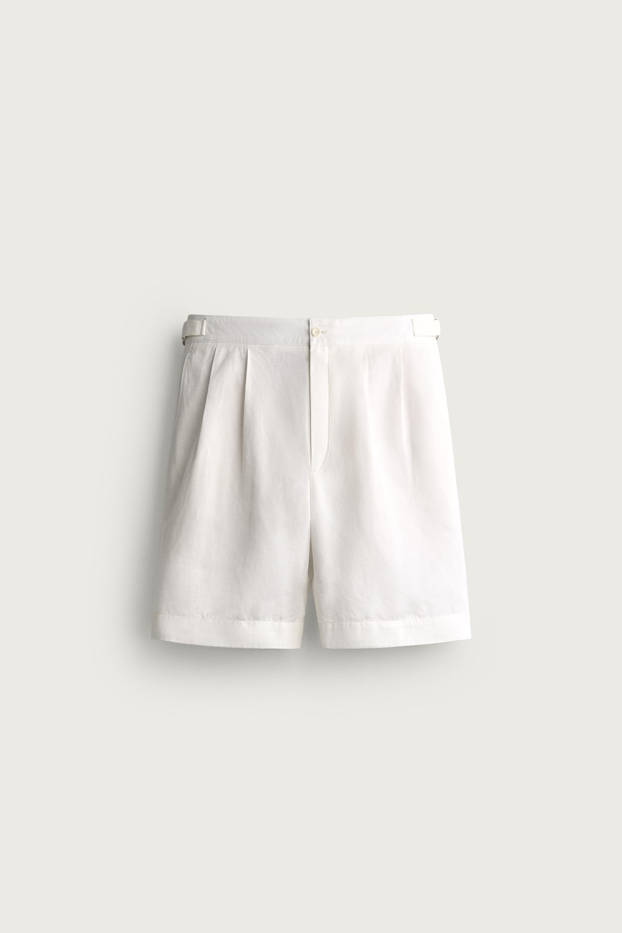 REGULAR FIT TAB SHORTS