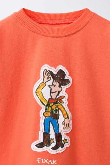 WOODY TOY STORY © DISNEY PIXAR PATCH T-SHIRT - Orange by Zara - Image 2