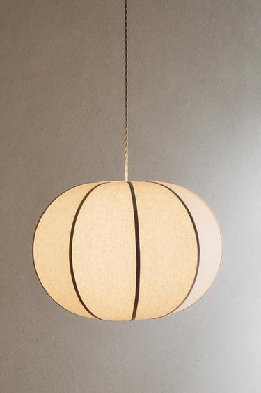 LARGE CEILING LAMP - Ecru by Zara