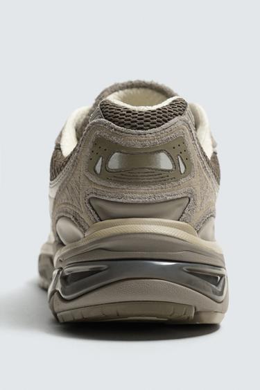 CHUNKY SOLE TRAINERS - Brown by Zara - Image 5