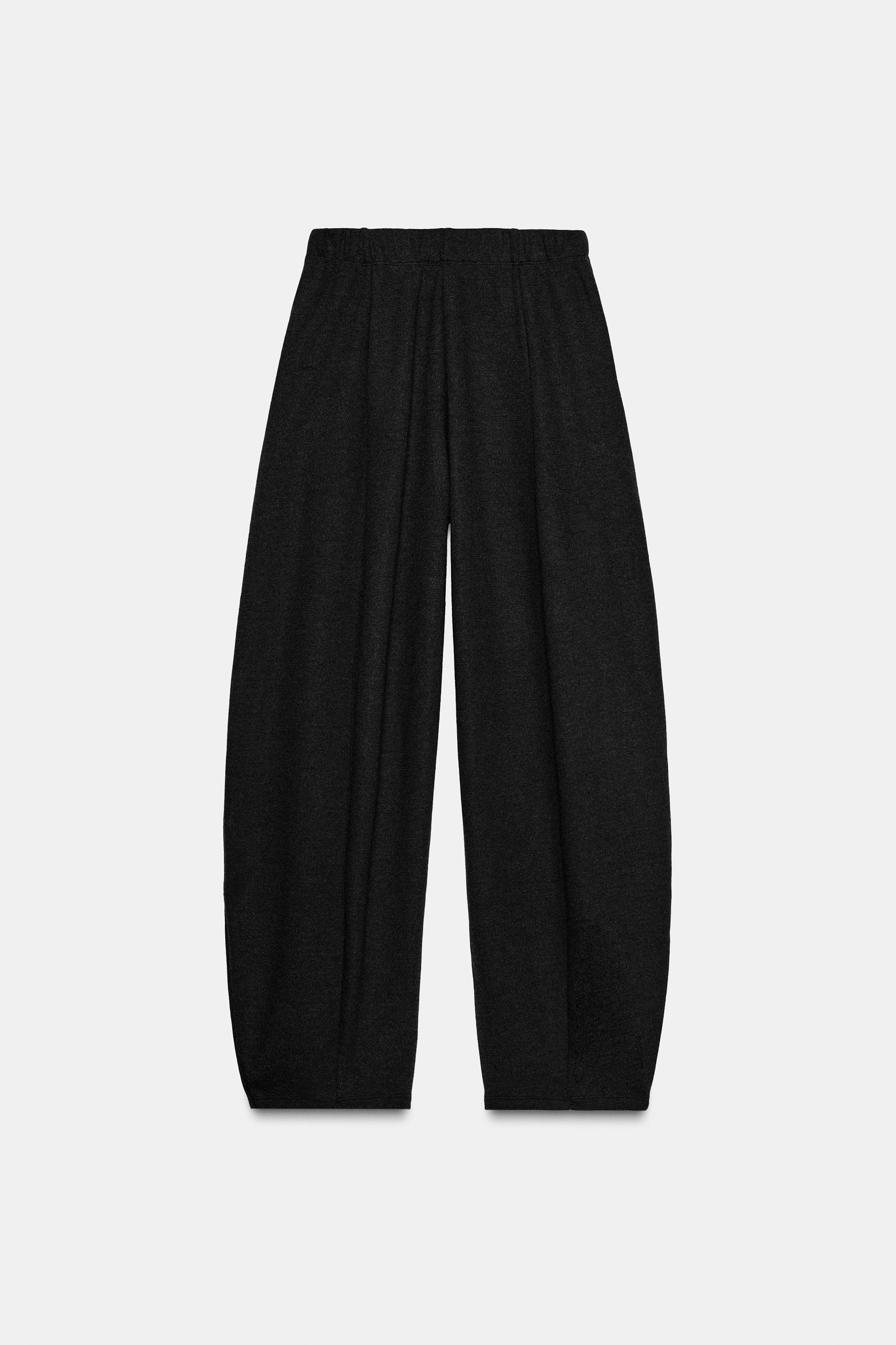 ソフトワイドパンツ - グリッターブラウン | ZARA Japan / 日本